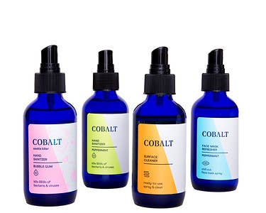 Cobalt - Wholesale Hand Sanitizer - Bubblegum Hand Sanitizer 100ml Glass2