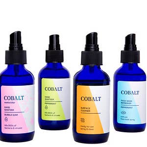 Cobalt - Wholesale Hand Sanitizer - Bubblegum Hand Sanitizer 100ml Glass2