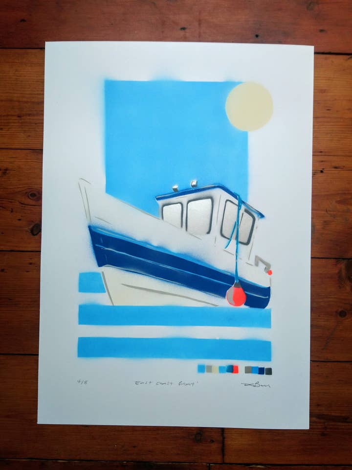 East Coast Boat for wholesale by Bell's Galleries