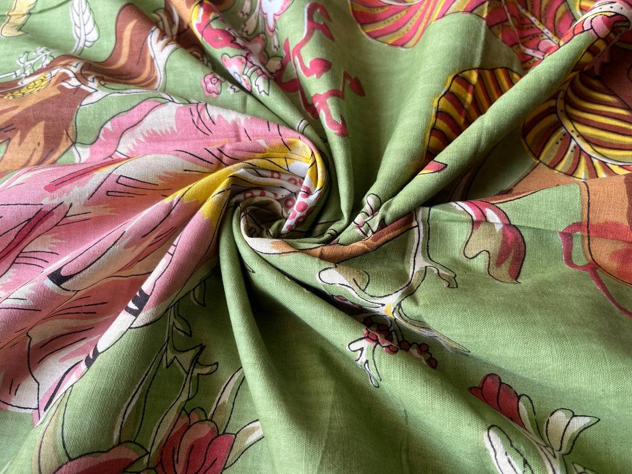 Bhawana Handicrafts – wholesale Fabric paint – Sanganeri Floral Craft Indian Hand Print Dressmaking Block 3