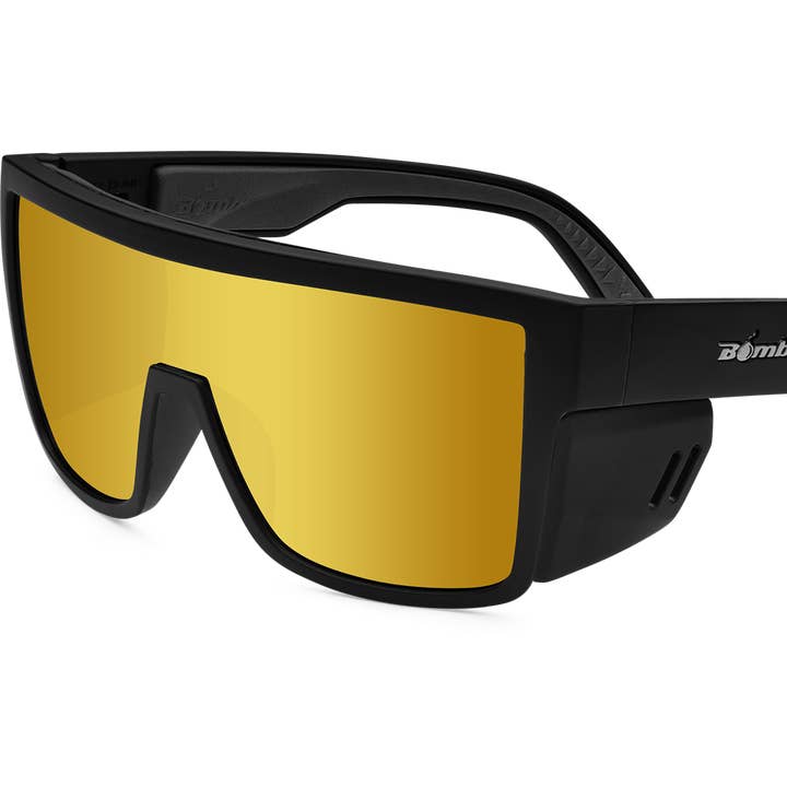 Buzz Bomb Safety - Polarized Gold Mirror for wholesale by Under The Sun Originals / Bomber Eyewear