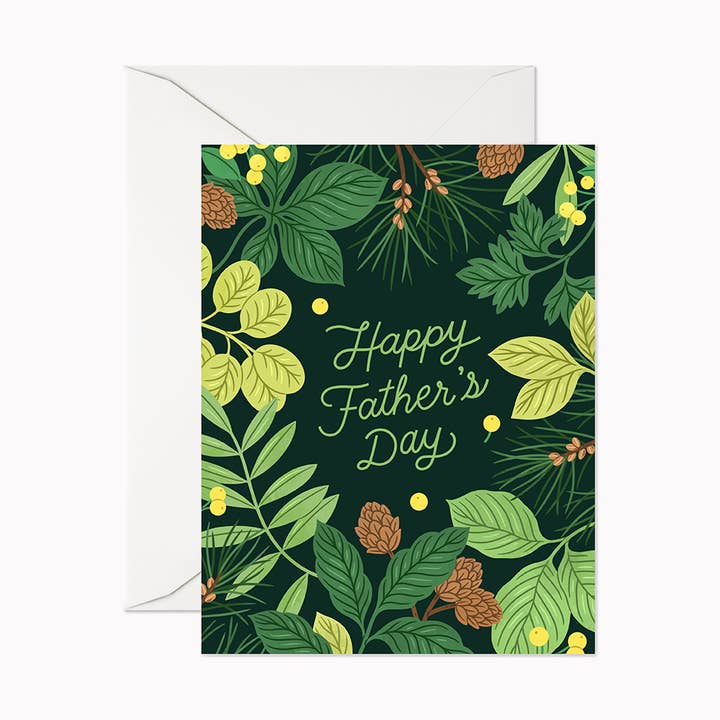 Happy Father's Day Forest | Greeting Card for wholesale by Linden Paper Co.