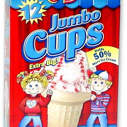 Hudson Meat Company - Wholesale Ice Cream/Sorbet - JUMBO CONES 12 CT - JOY