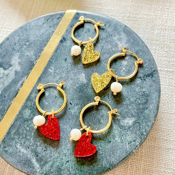 Mini cerchi con cuore per la vendita all'ingrosso da parte di PetitAtelier0711