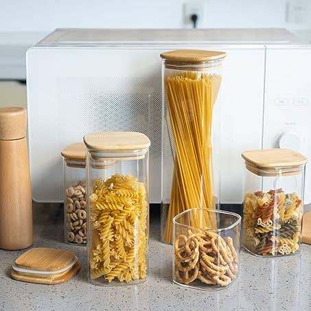 Genicook Product LLC – wholesale Matlåda – Glasburkset & Bambulock3