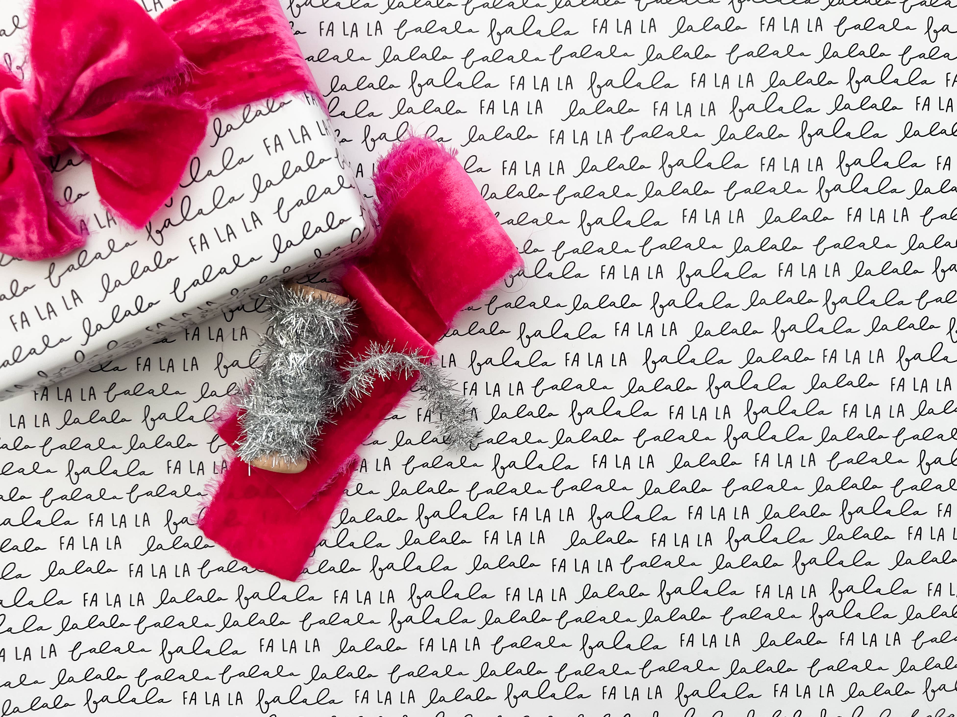 Trim & Twine - Wholesale Wrapping Paper Roll - Fa La La Wrapping Paper2