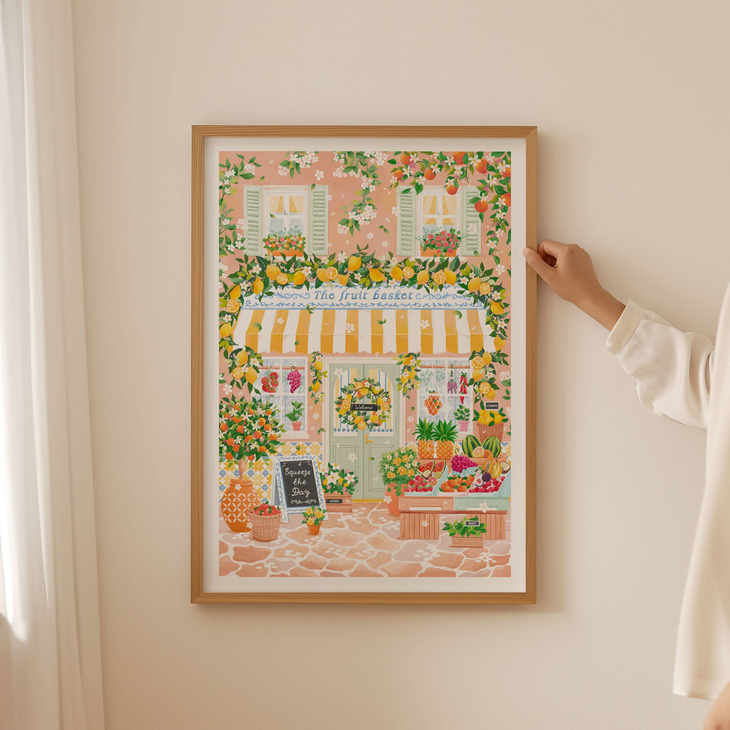 Simply, Katy – wholesale Art print – The Fruit Basket 2