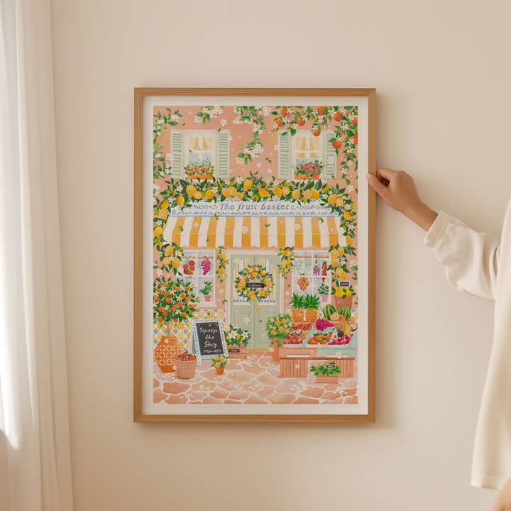 Simply, Katy - Wholesale Art Print - The Fruit Basket 2