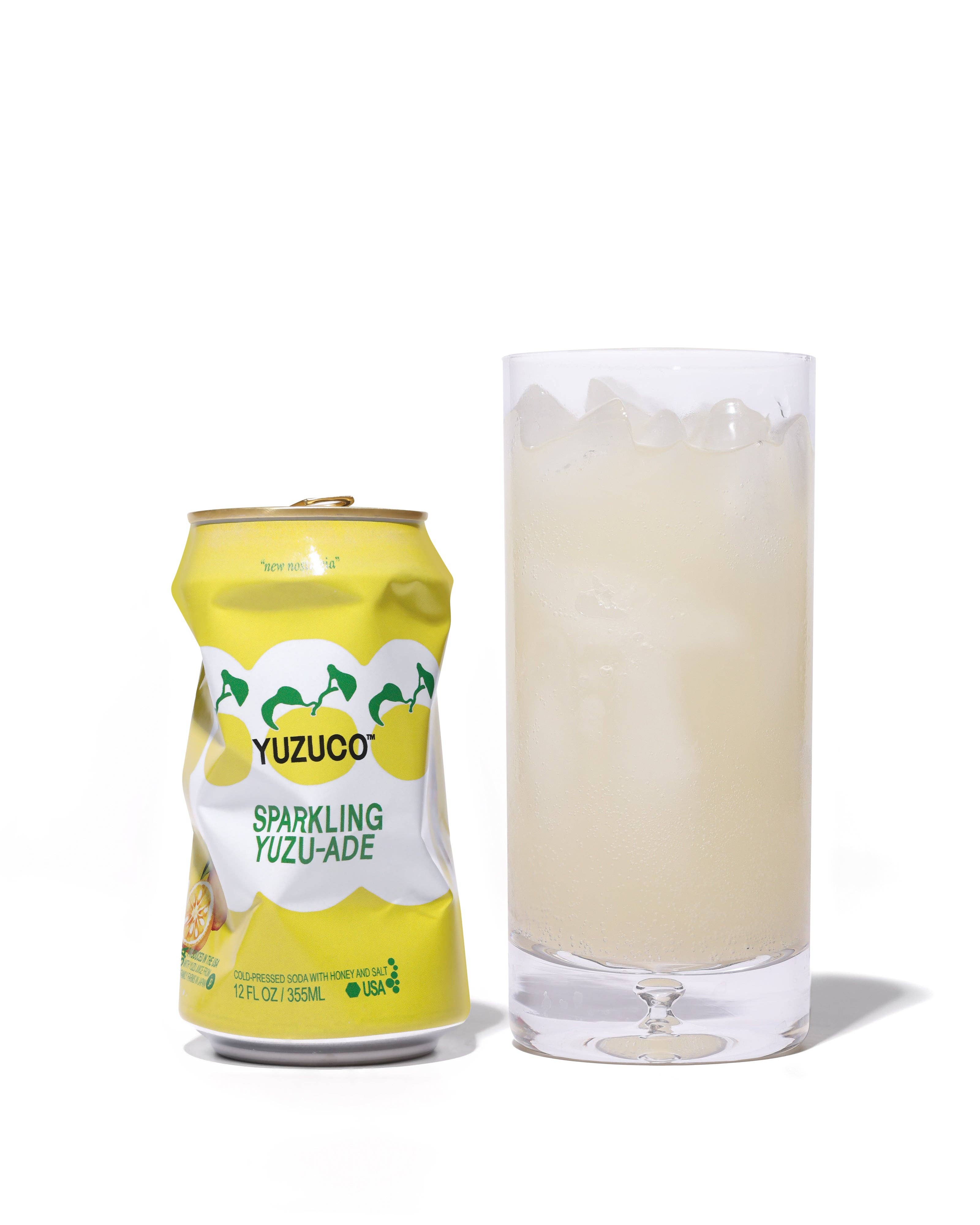 YUZUCO - Wholesale Soda/Carbonated Drink - Sparkling Yuzu-Ade (12oz, 12pk)6