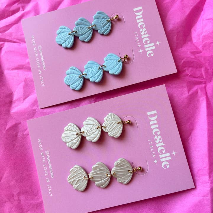 DUESTELLE ITALIA - Wholesale Dangle Earrings - Atrani Shells - Handmade Shell Earrings5