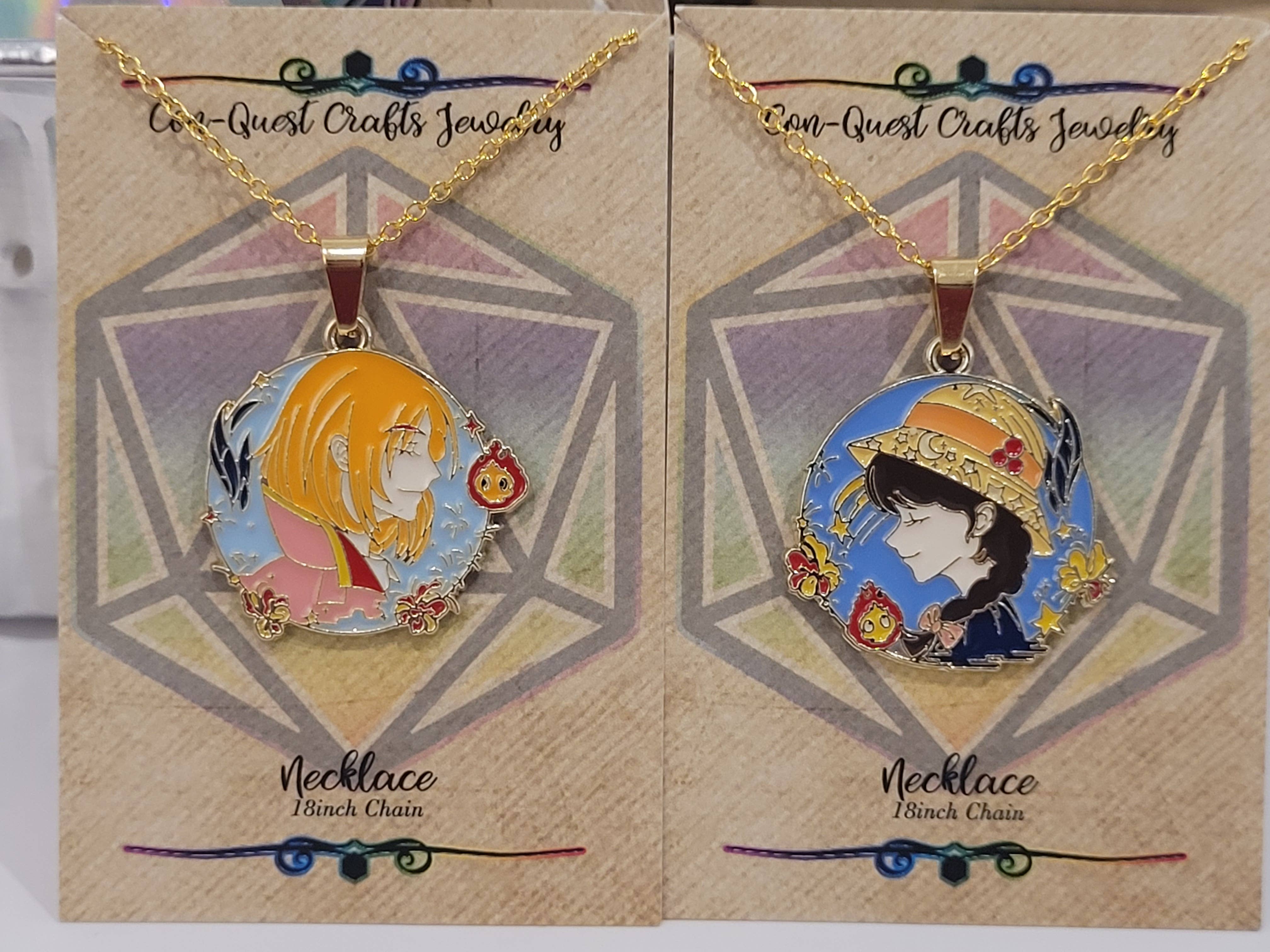 Con-Quest Crafts - Wholesale Dangle Earrings - Anime Inspired Earrings, Necklaces inspired by studio Ghibli15