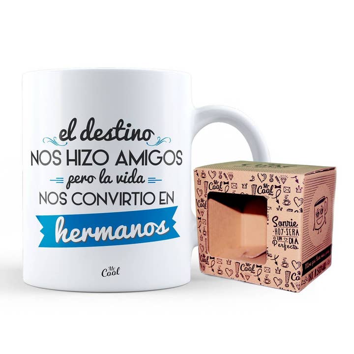 STAR WAY, S.L. | MrCool – wholesale Coffee mug – Taza- Destiny made us friends but life
