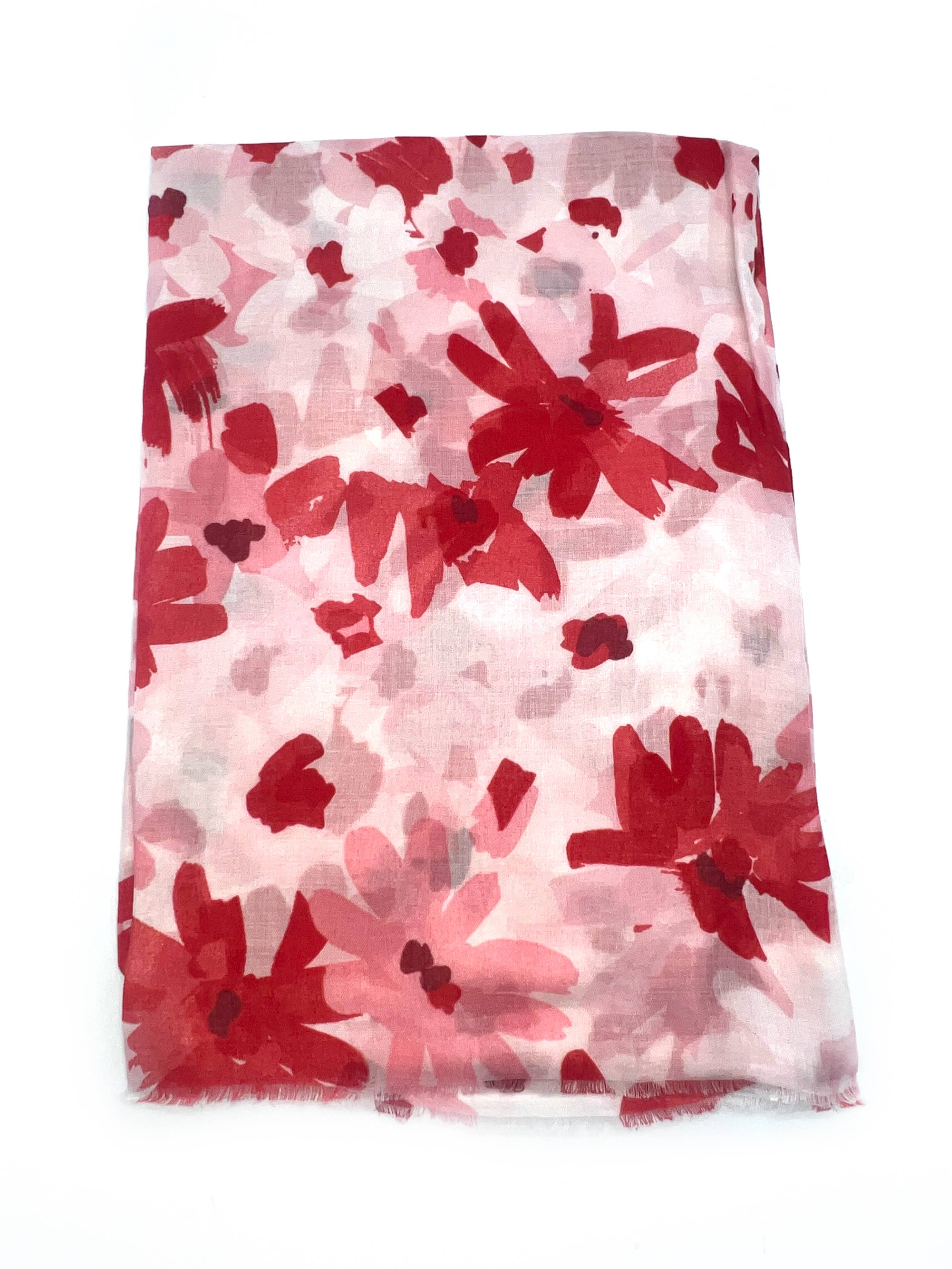 LINETA – Engroshandel Tørklæde - Dame – LN-76 Tørklæde med blomsterprint10