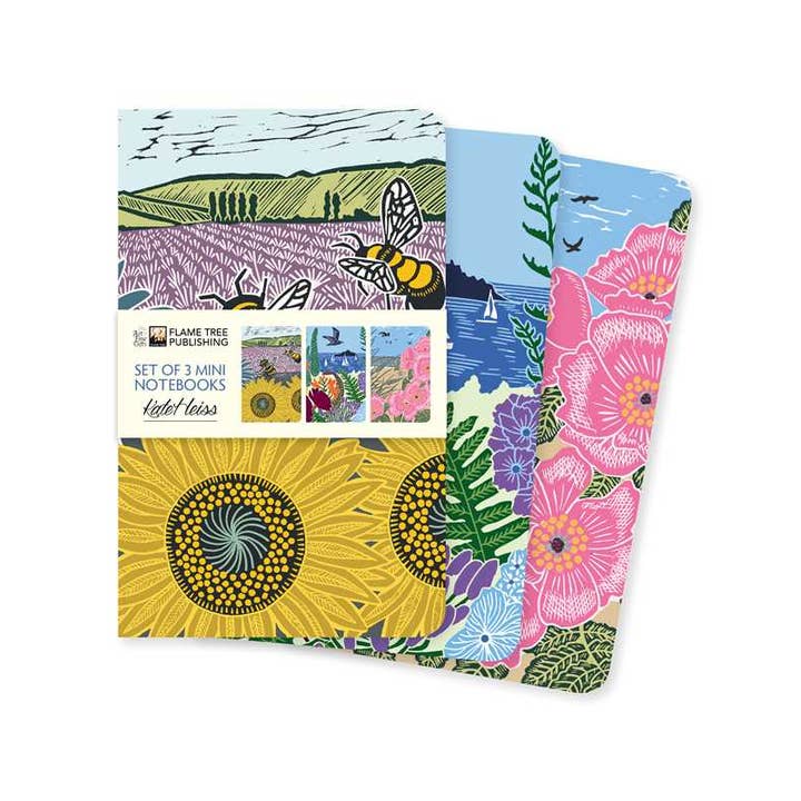 Simon & Schuster - Wholesale Display Book - Kate Heiss Set of 3 Mini Notebooks by
