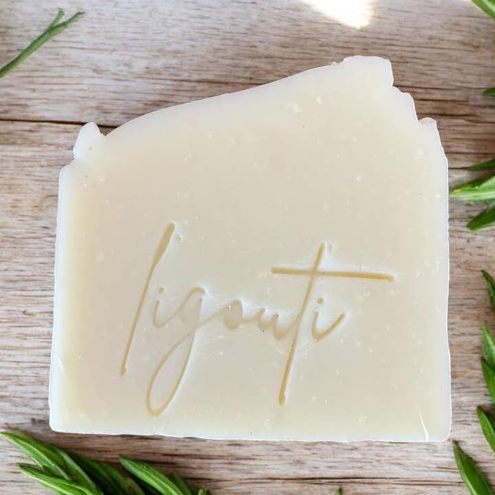 Barre de shampooing au suif et au romarin pour la vente par Ligouti Marrakech