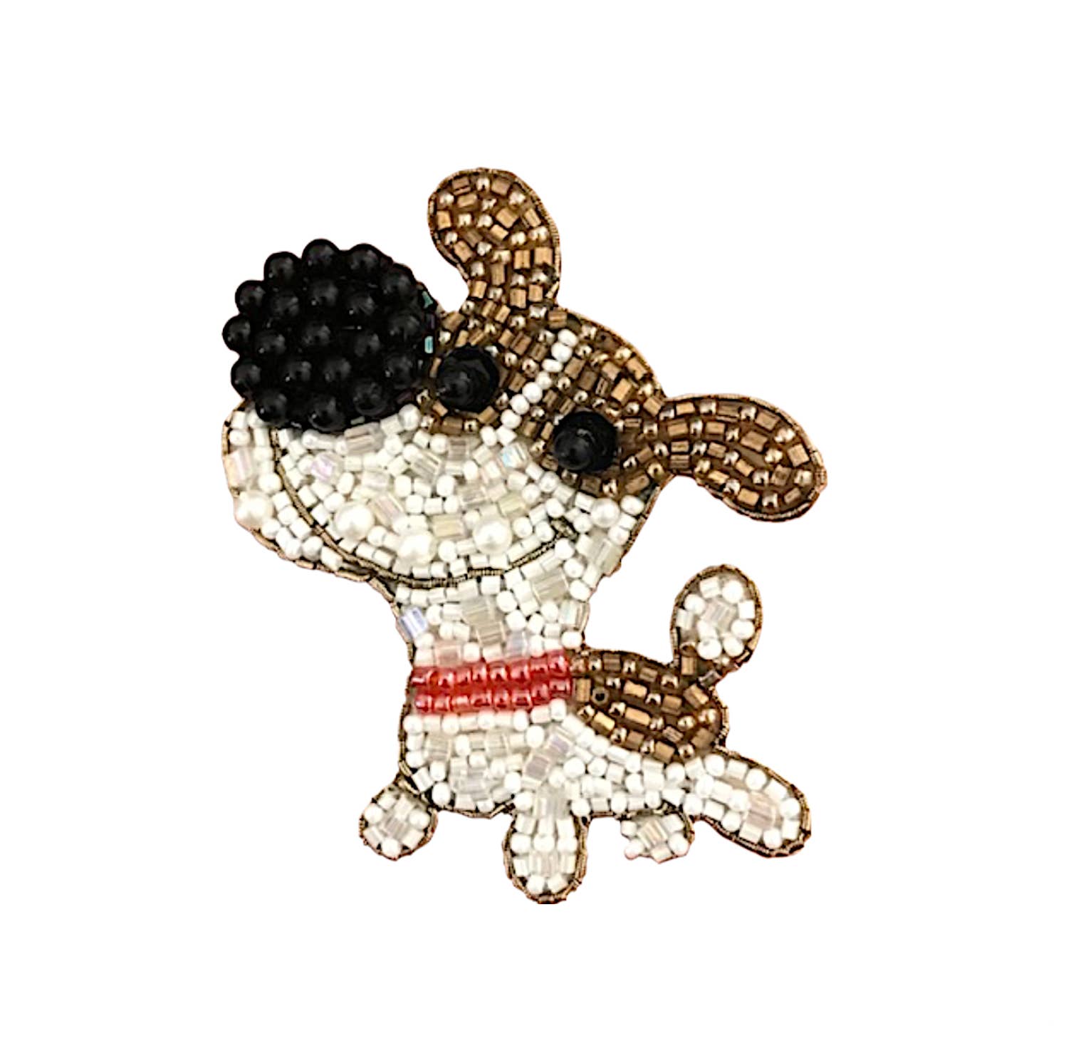 Lily Posh - Vendita all'ingrosso Spille - Spilla Cane con Perline, Spilla Animale Lily Posh