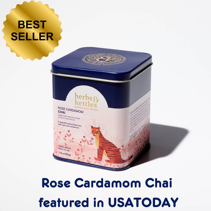 Herbs & Kettles - Wholesale Loose Tea - Rose Cardamom Chai1