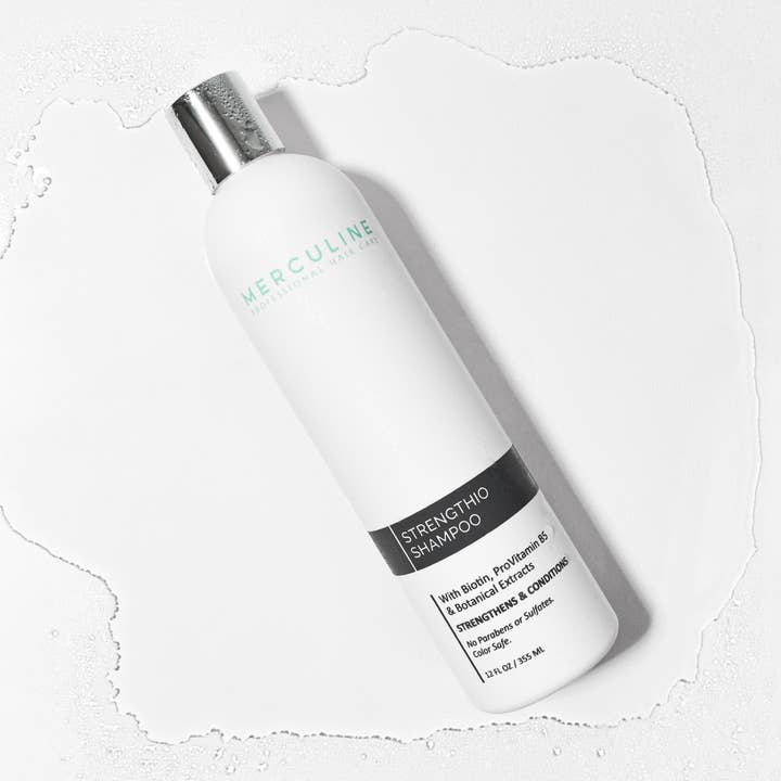 SHAMPOOING PROFESSIONNEL STRENGTHIO 12oz - Renforce et revitalise pour la vente par MERCULINE