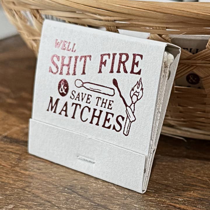 Shit Fire Match Book for wholesale by Hippie’s Daughter