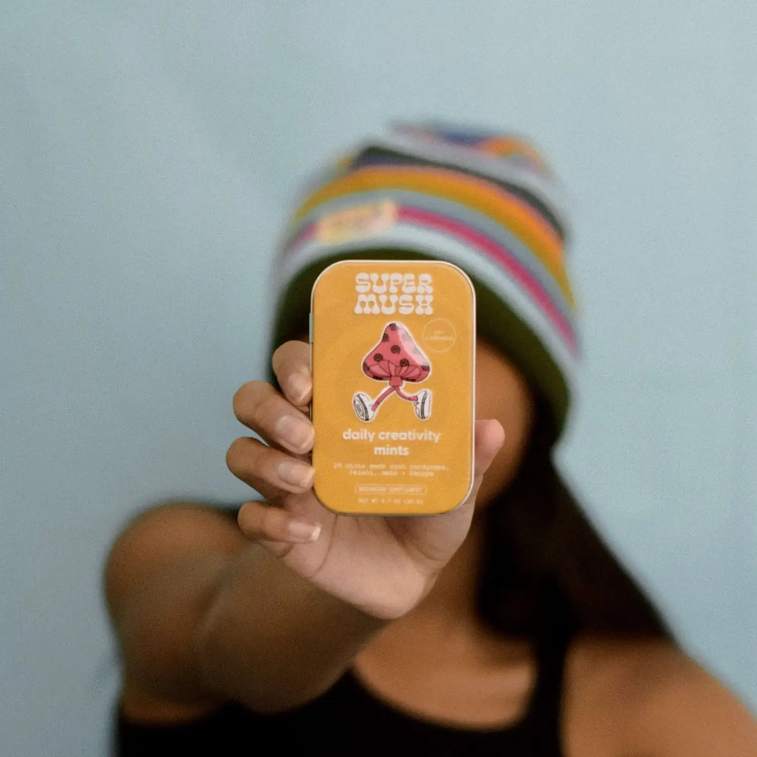 SuperMush - Vente Bonbons à la menthe - Pastilles de créativité quotidienne SuperMush3