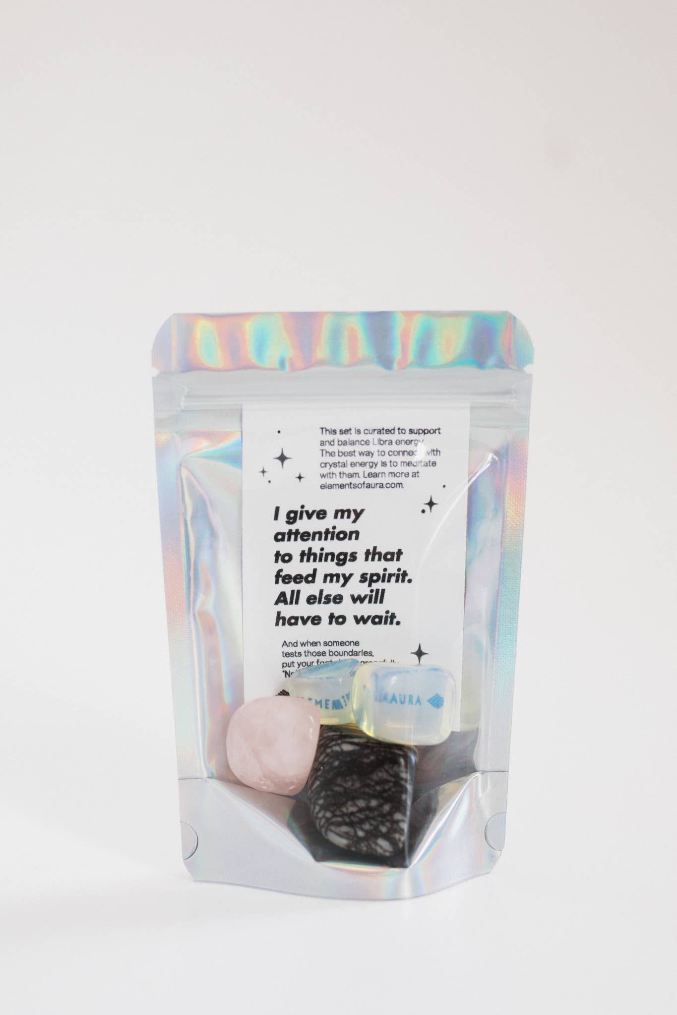 Elements of Aura - Wholesale Spiritual Stone/Crystal - Libra Zodiac Crystal Set1