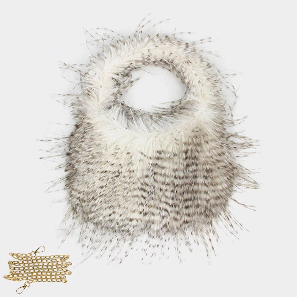 Sensibling Corp. - Vendita all'ingrosso Borsa con manico - Donna - Borsa a mano/borsa a tracolla Furry
15