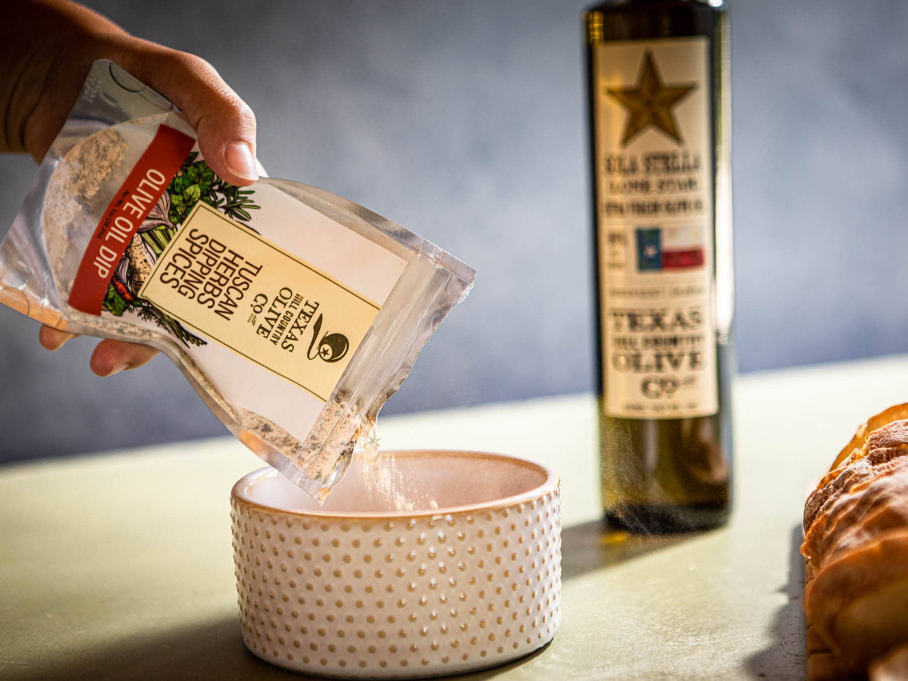 Texas Hill Country Olive Co. - Wholesale Dip - Tuscan Herb Dipping Spices2