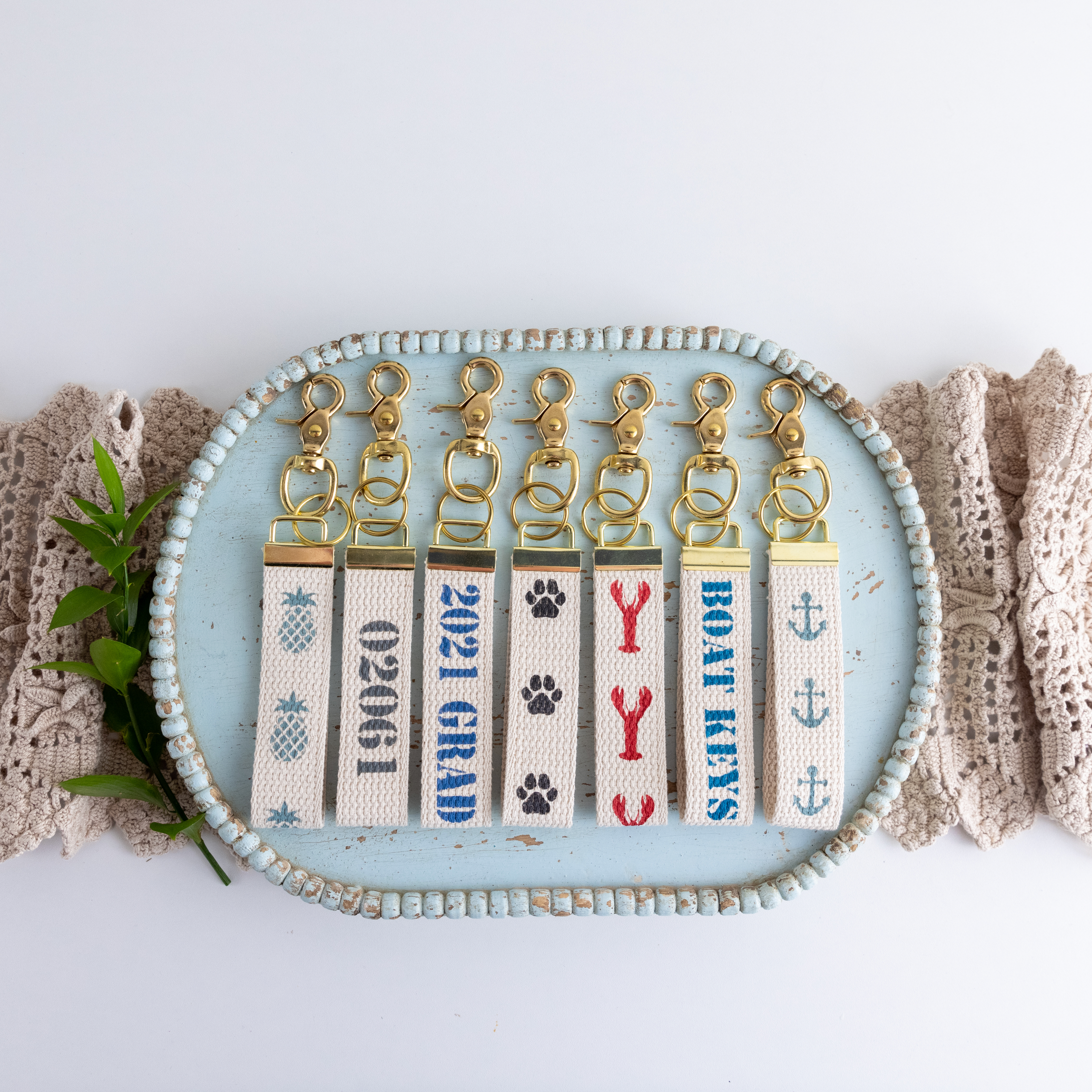 Rustic Marlin - Wholesale Keychain - Unisex - Pick Your Color Paw Print Keychain4