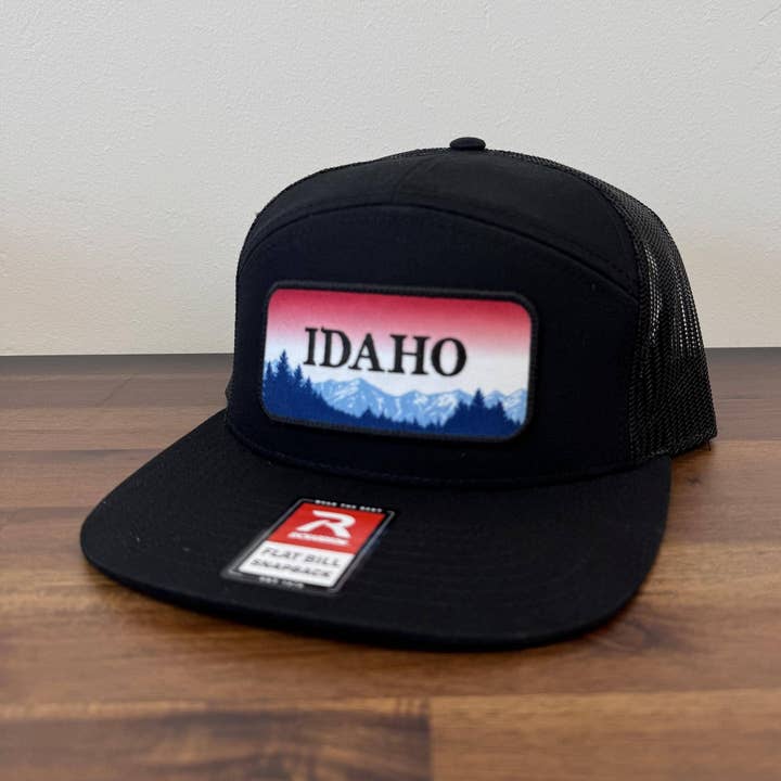 Casquette avec écusson tissé de plaque d'immatriculation de l'Idaho – 208Tees pour la vente par 208T2.0