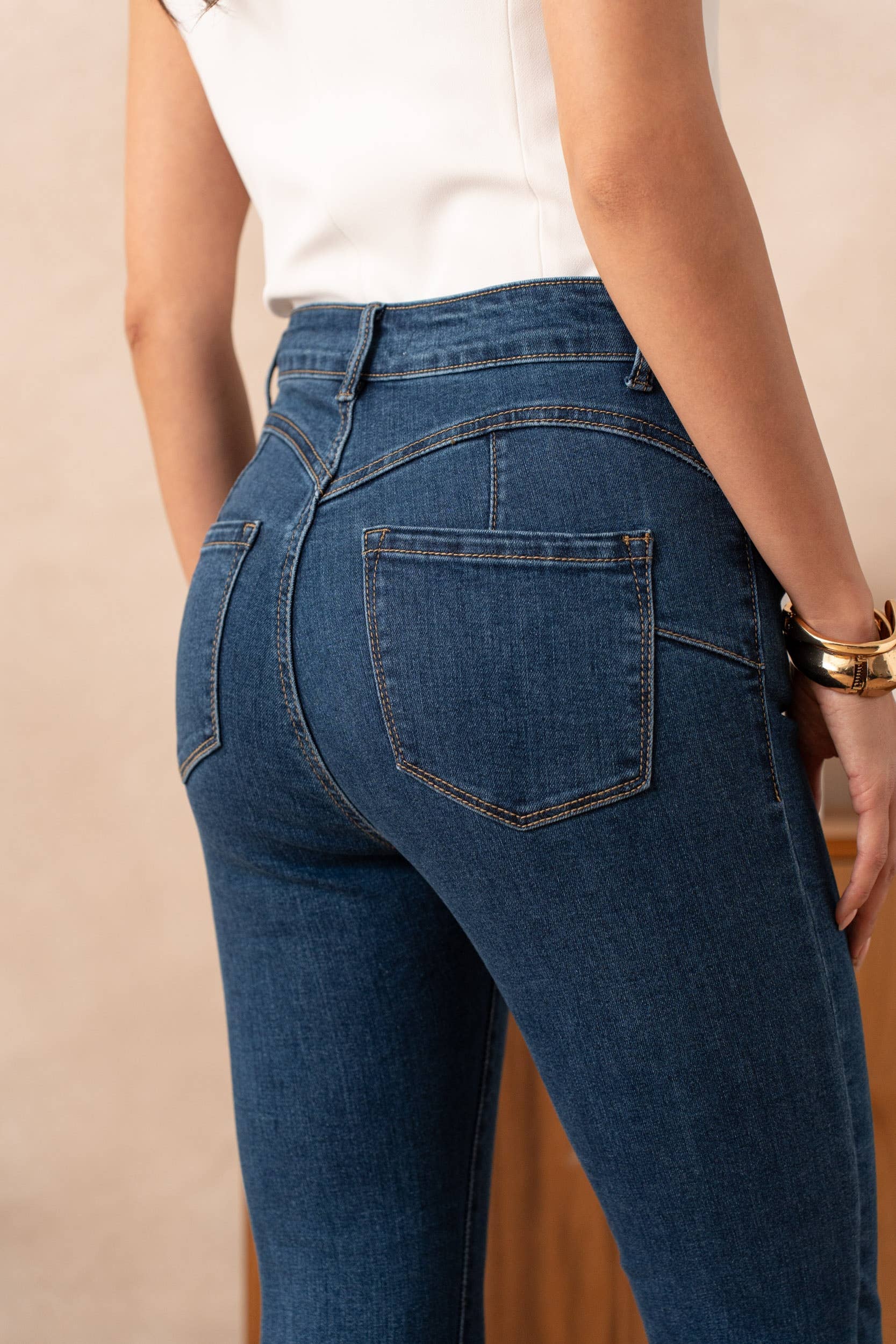 Blue Jean regular fit plus size push up for wholesale on Faire3