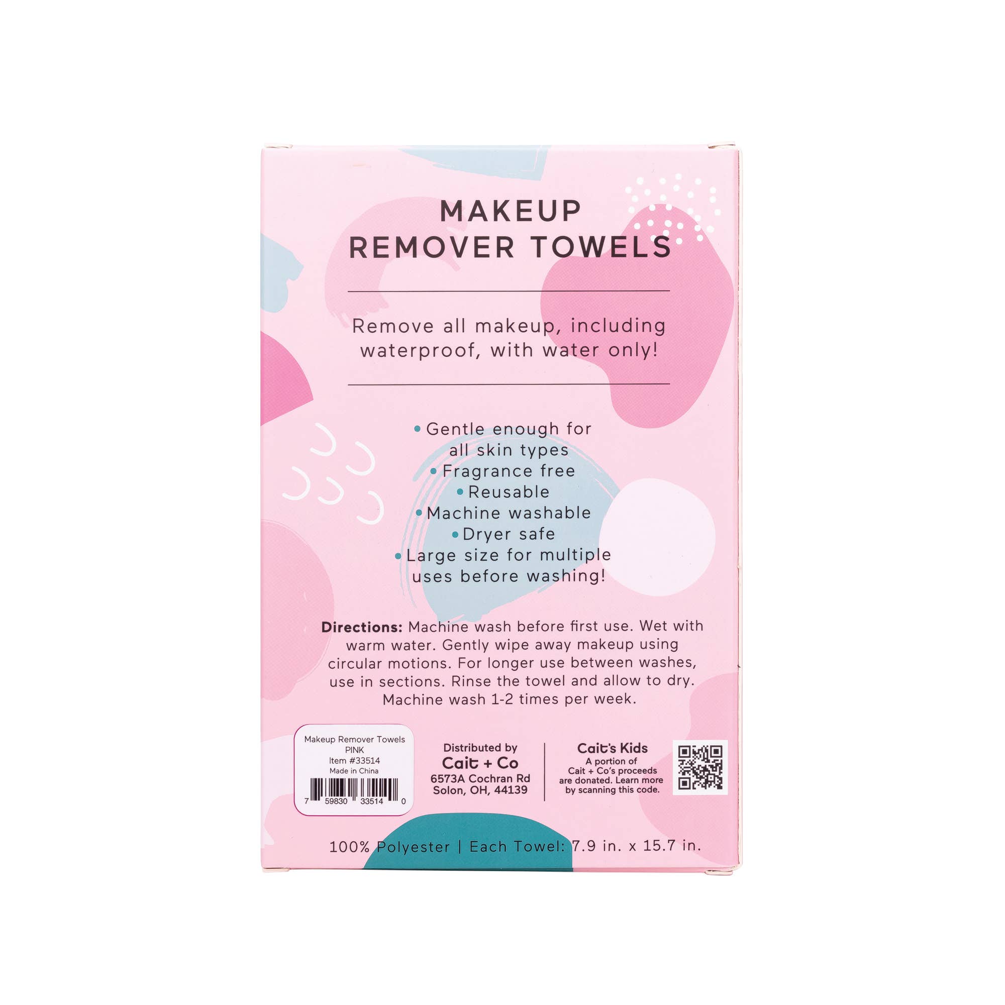 Cait + Co - Wholesale Makeup Remover - Luxe Makeup Remover Towel15