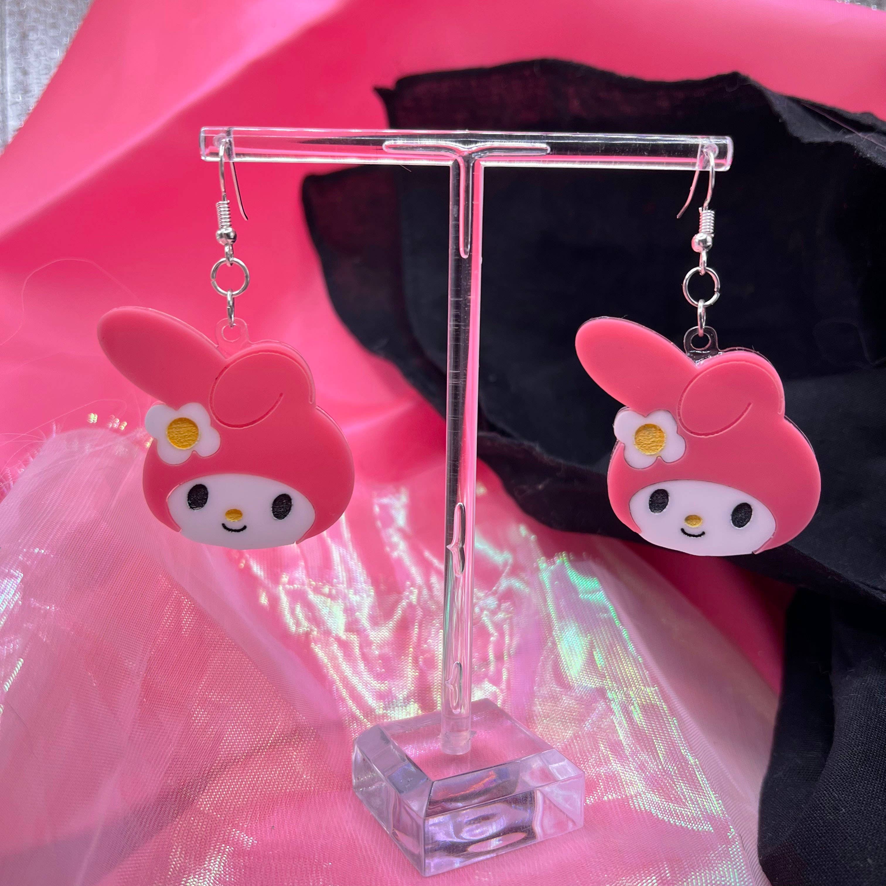 Grlpwr Art - Wholesale Dangle Earrings - Sanrio Cuties Handmade Acrylic Dangle Earrings1