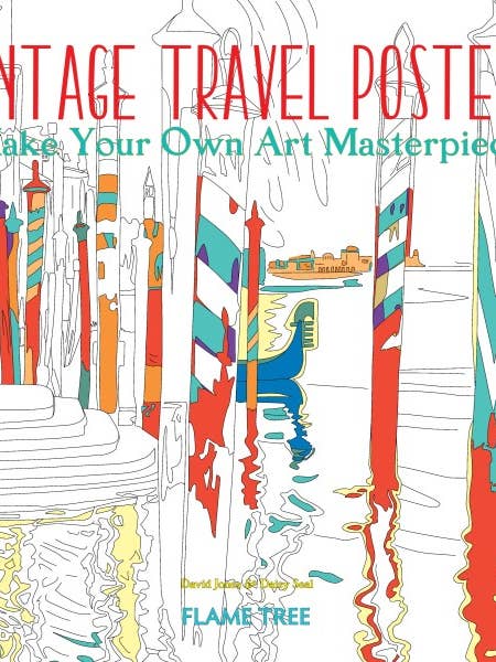 Vintage Travel Posters (Art Coloring Book) for wholesale by Texas Bookman