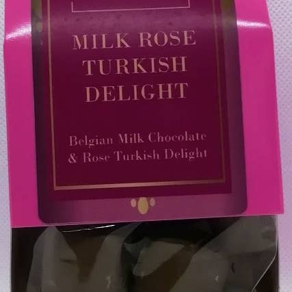 Traditional Milk Chocolate Covered Rose Turkish Delight for wholesale by ChocolatBox