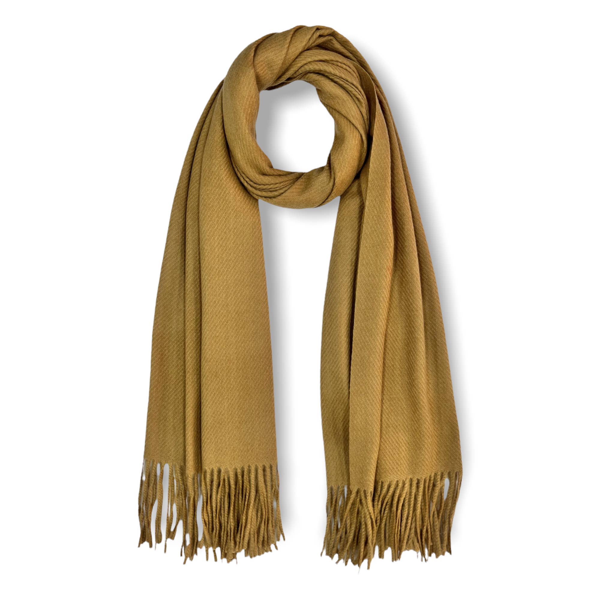 London Scarves – wholesale Scarf – Women's – Plain cashmere mix ribbed winter scarf with tassel14