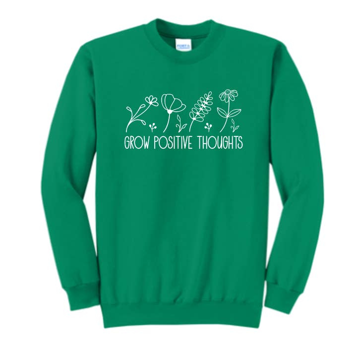 Grow Positive Thoughts Sweatshirt for wholesale by Actlive Life