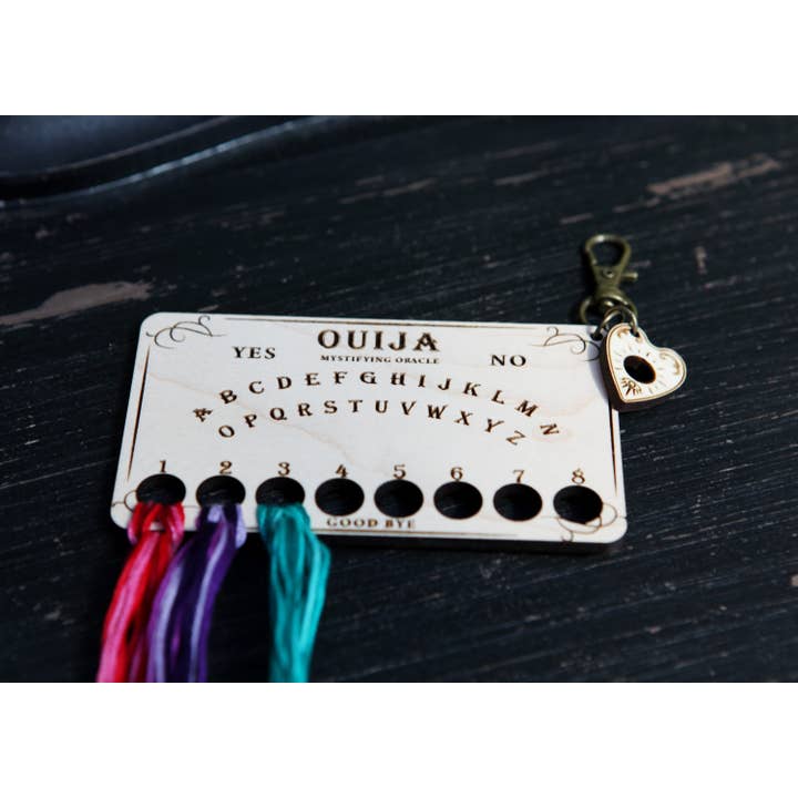 Sunrise Grove - Wholesale Embroidery/Cross Stitch Supplies - Ouija Board Maple Wood Embroidery Floss Storage Holder