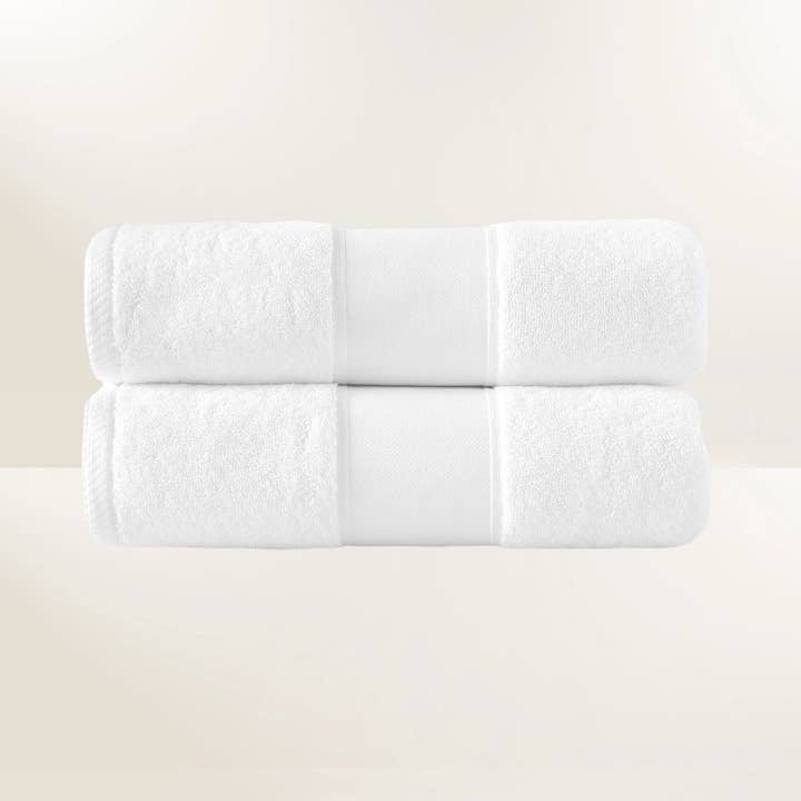 Globaltex Fine Linens – wholesale Badhandduk – Lux White XL Badlakan Handduk