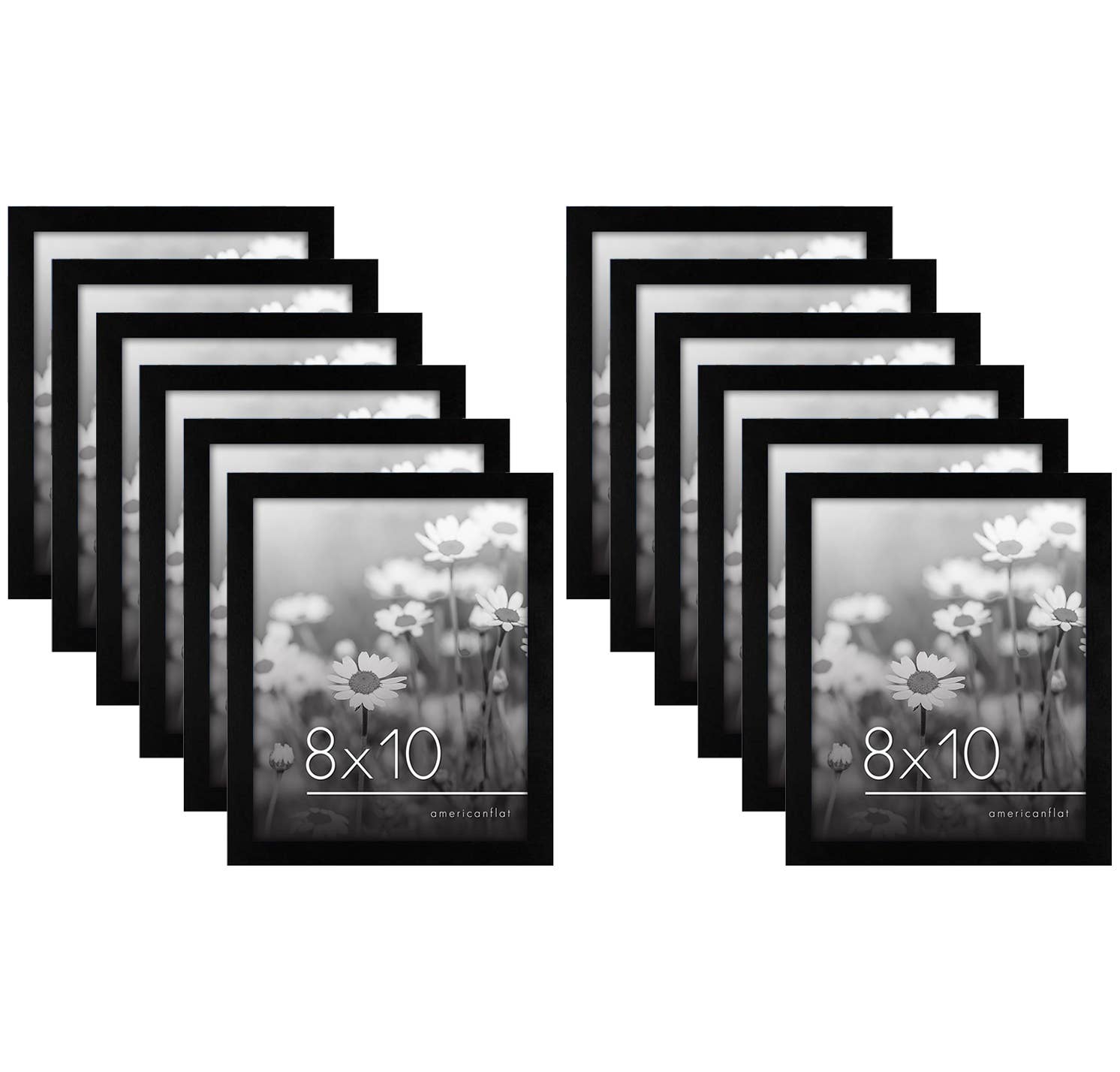 Black Americanflat Gallery Wall Frame Set - Set of 6 & 12 for wholesale on Faire18