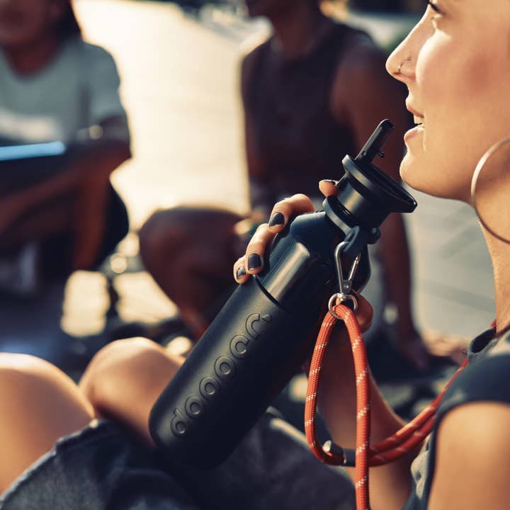 Dopper - Wholesale Water Bottle - Dopper Flip Straw - Black3