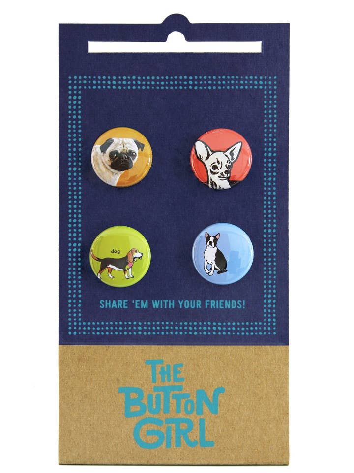 ¡Guau! Juego de botones para venta al por mayor de The Button Girl