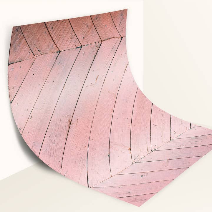 Toile de fond de photographie en bois rose pâle pour la vente par Everyday Co.