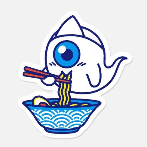 Adhesivo de vinilo «Yû - Ramen» para venta al por mayor de Yeaaah! Studio