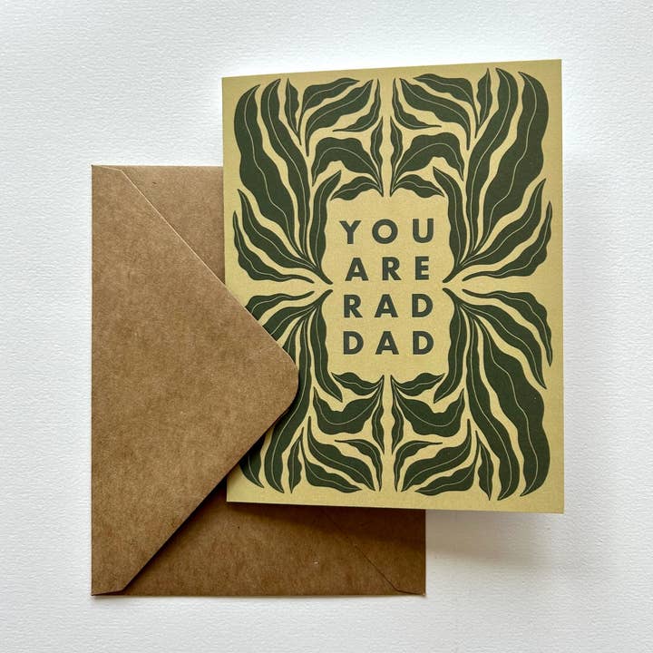 Chelsea Calkins Design - Wholesale Father's Day Card - RAD DAD Card0