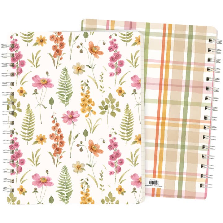 Flower Garden Spiral Notebook for wholesale by Primitives by Kathy
