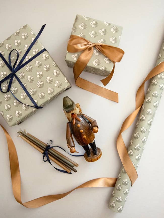 'Chestnut' satin ribbon for wholesale by Parcel Paper