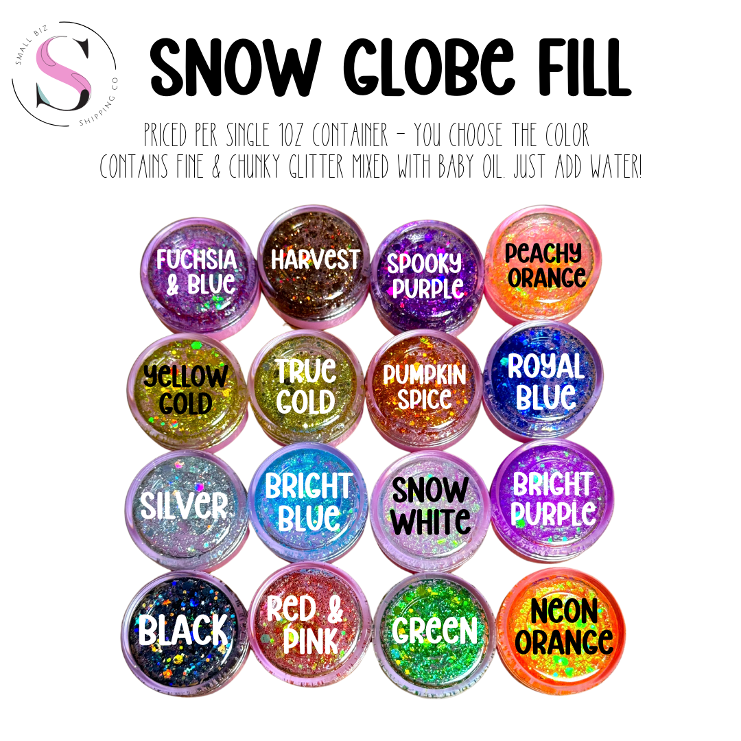 Small Biz Shipping Co – wholesale Snow globe – *NEW* Snow Globe Glitter Fill0