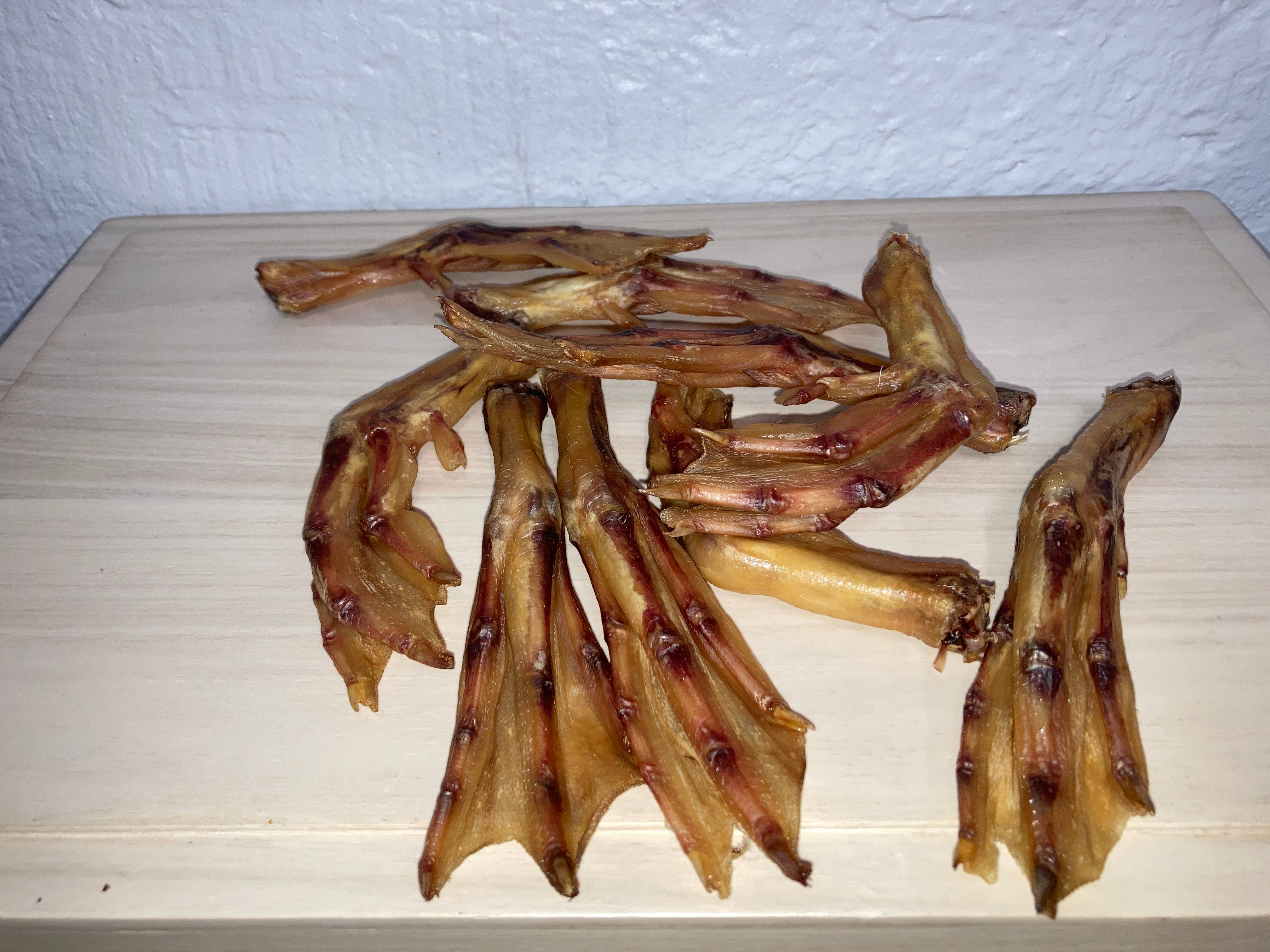 K&K's Bodacious Beer Biscuits - Wholesale Pet Treats - Dog - Duck Feet-Air Dried