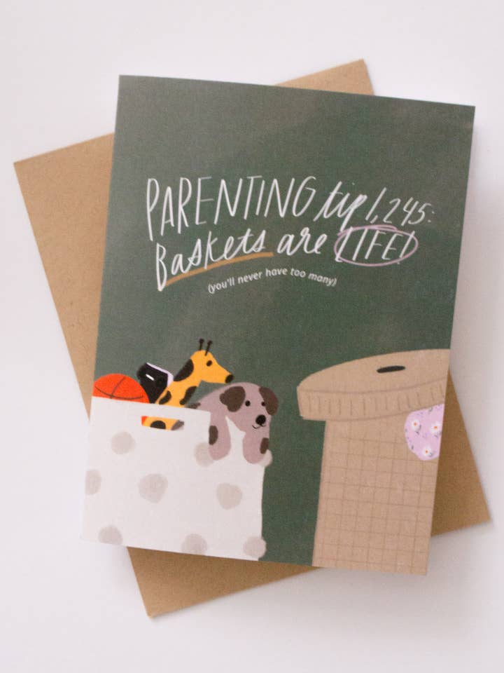 Tip voor ouderschap: mandjes zijn leven voor wholesale door give with joy