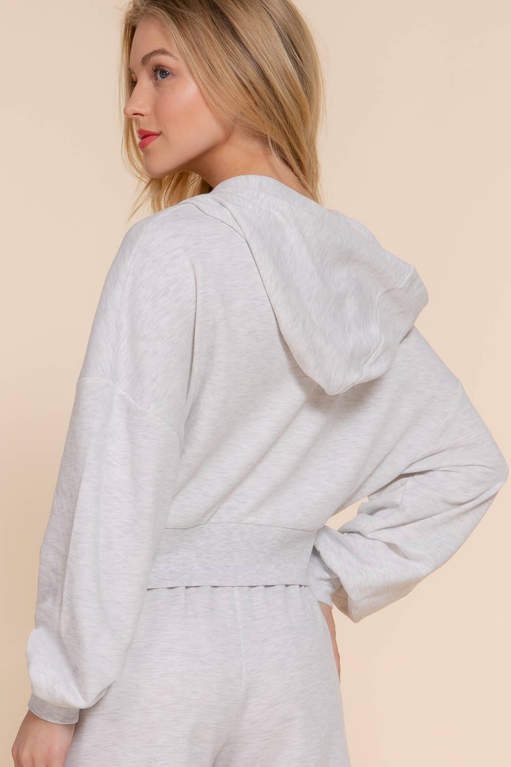 Active Basic | Active USA - Vente Sweat à capuche – femme - Veste à capuche zippée manches longues en French Terry43